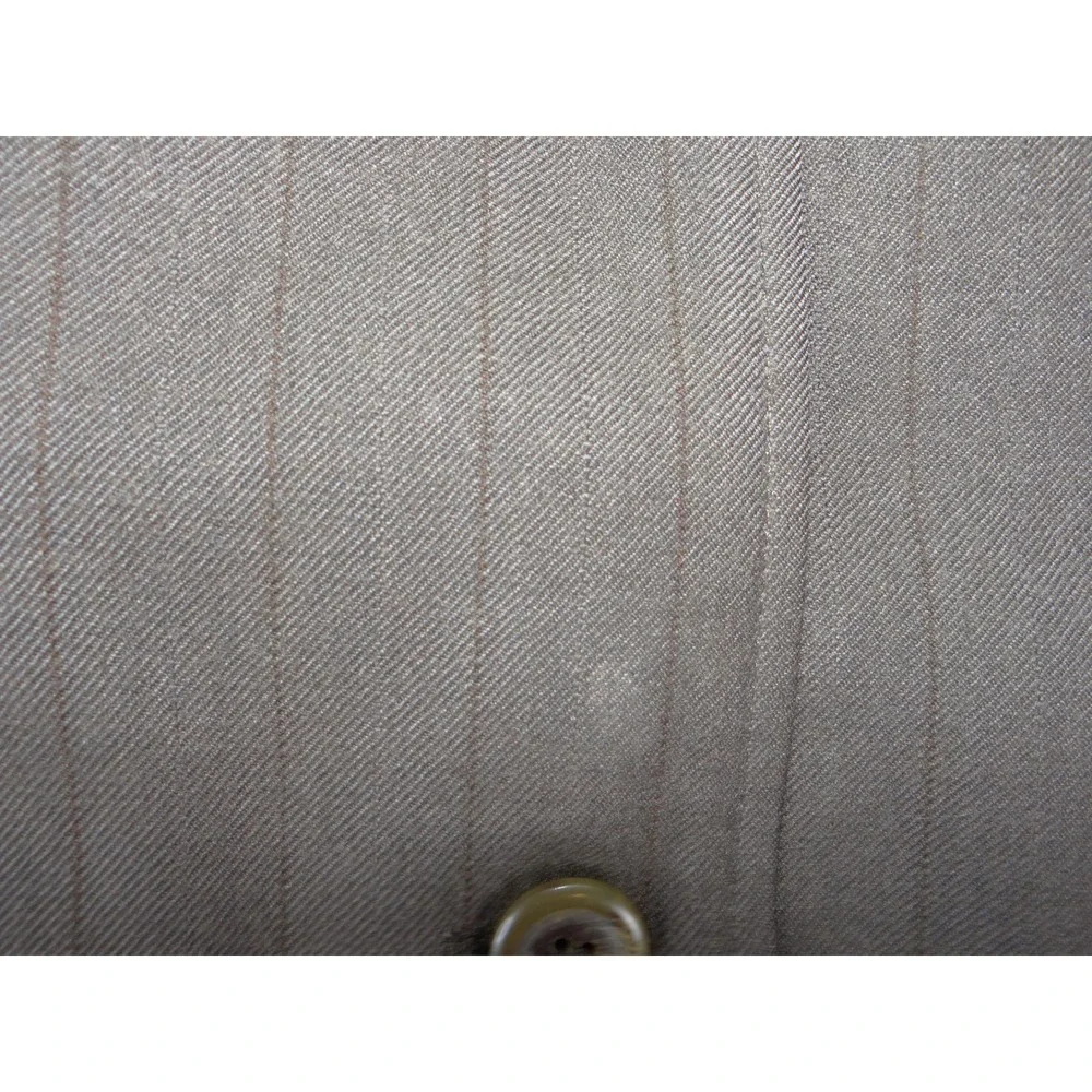 Stafford Mens Brown Pinstripe Two Button Blazer Sport Coat Jacket Regular 3912